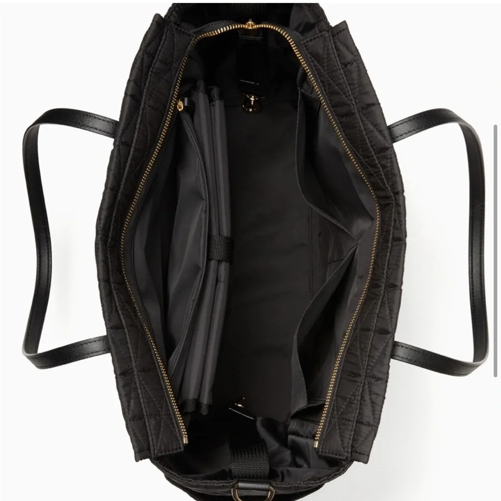 Kate Spade Quilted Kaylie Black Baby Bag